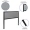 Flash Furniture Melbourne Metal Upholstered Full Size Headboard in Light Gray Fabric HG-HB1717-F-LG-GG - alternate 4